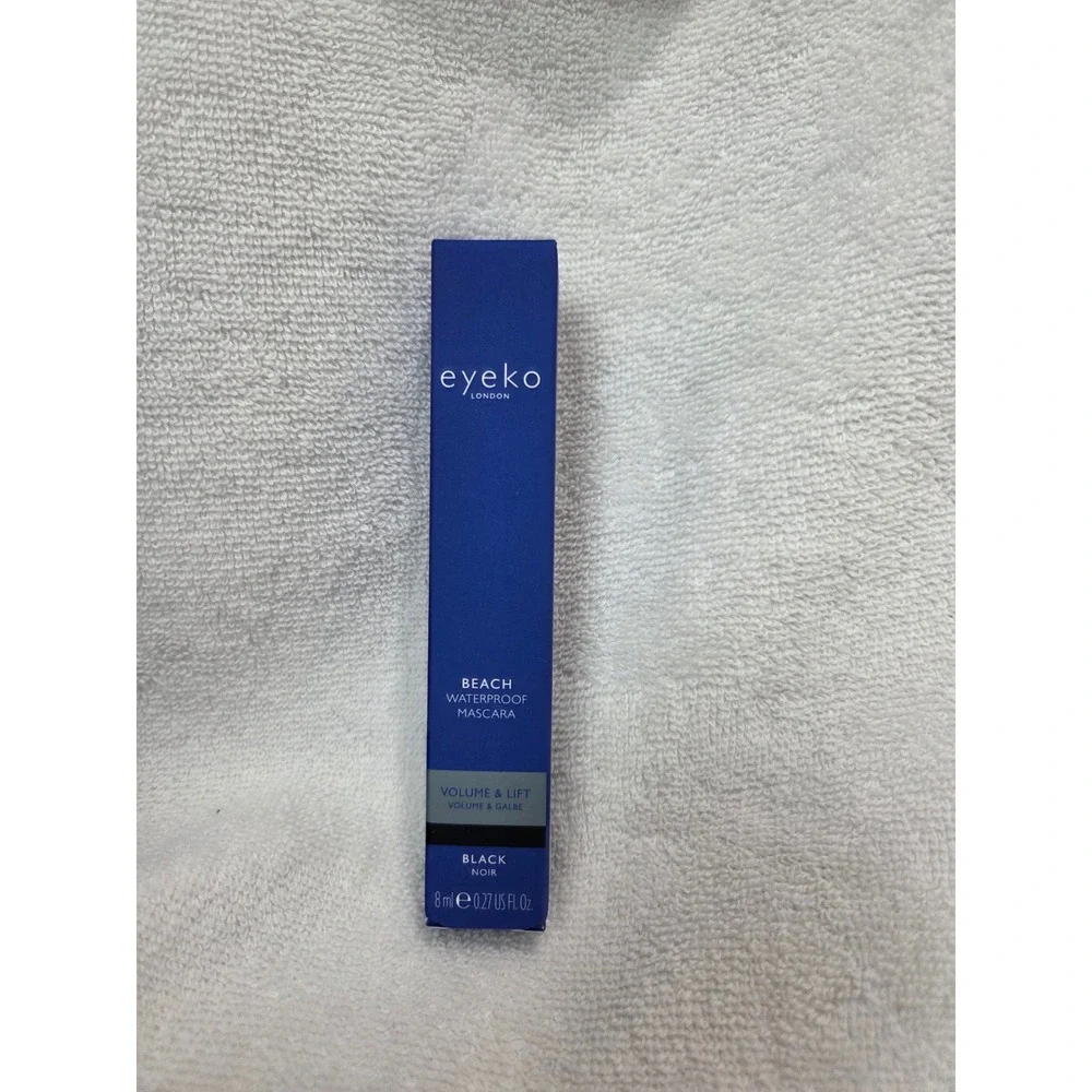 Eyeko London Beach Waterproof Mascara in the shade Black Noir New .27 Fl oz.